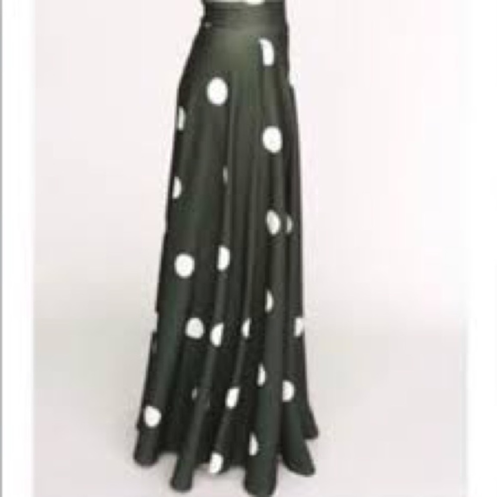 LAST ONE XXS Green w/ Dots Ball Skirt Agnes & Dora - Picture 2 of 3